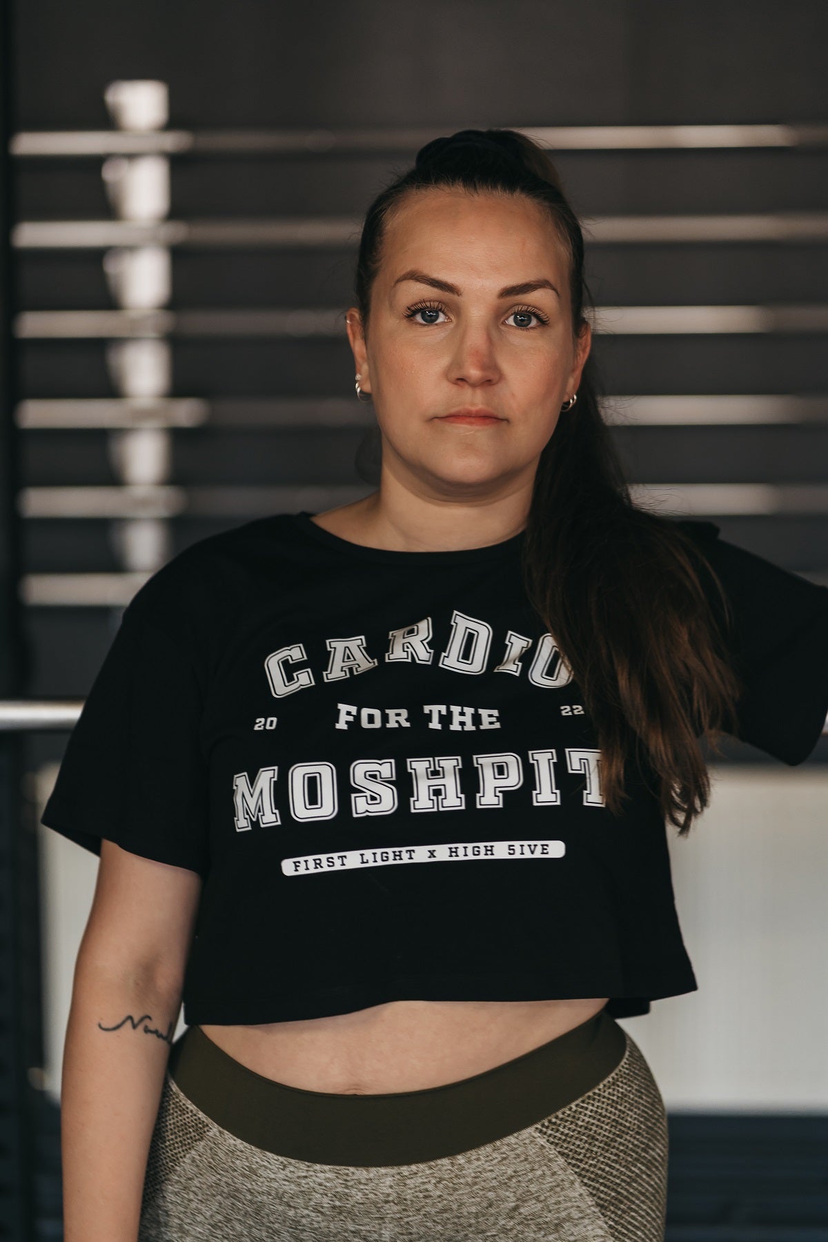 "Cardio for the Moshpit" Croptop